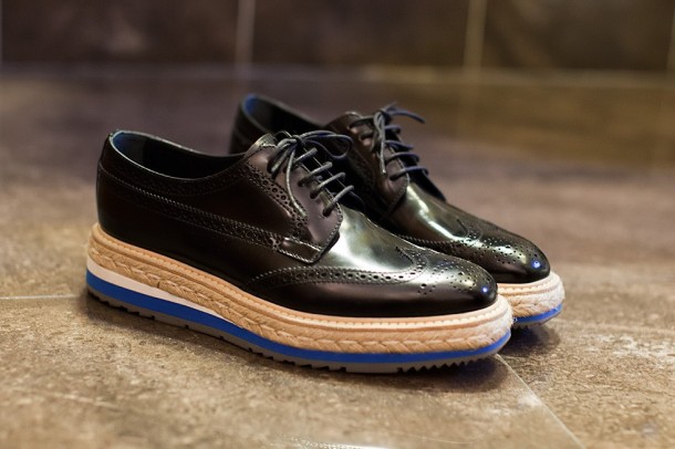 mens chunky sole brogues